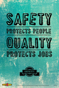 QTY011- Quality Workplace Safety Poster