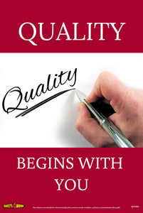 QTY013- Quality Workplace Safety Poster