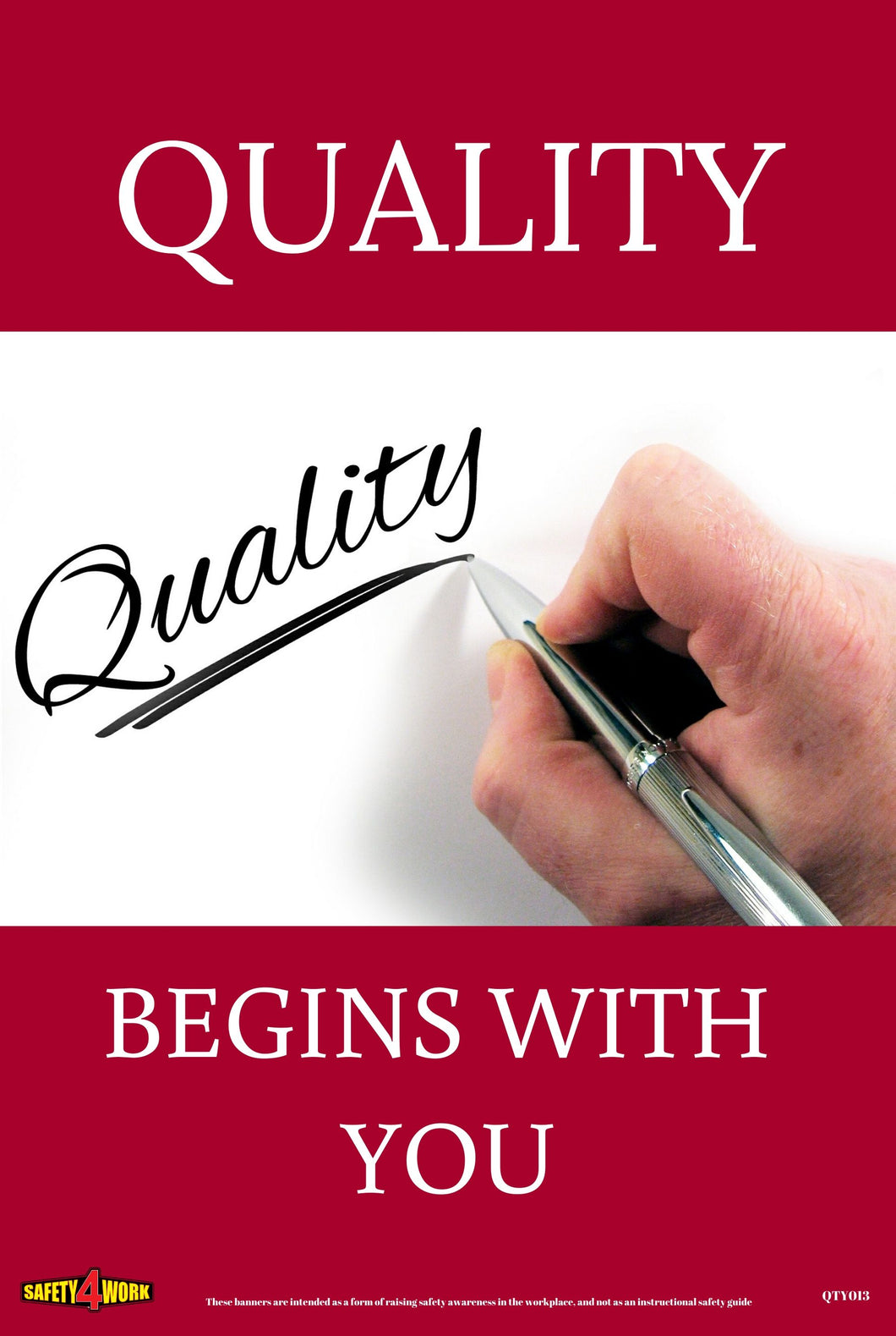 QTY013- Quality Workplace Safety Poster