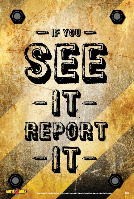 R012- Reporting Workplace Safety Poster