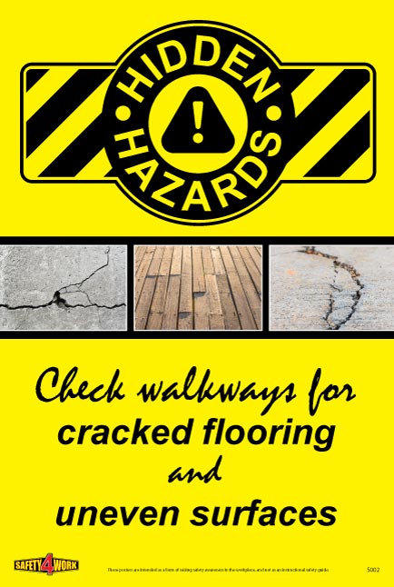 S002- Slips&Trips Workplace Safety Poster