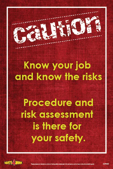 SOP009- SOP Workplace Safety Poster