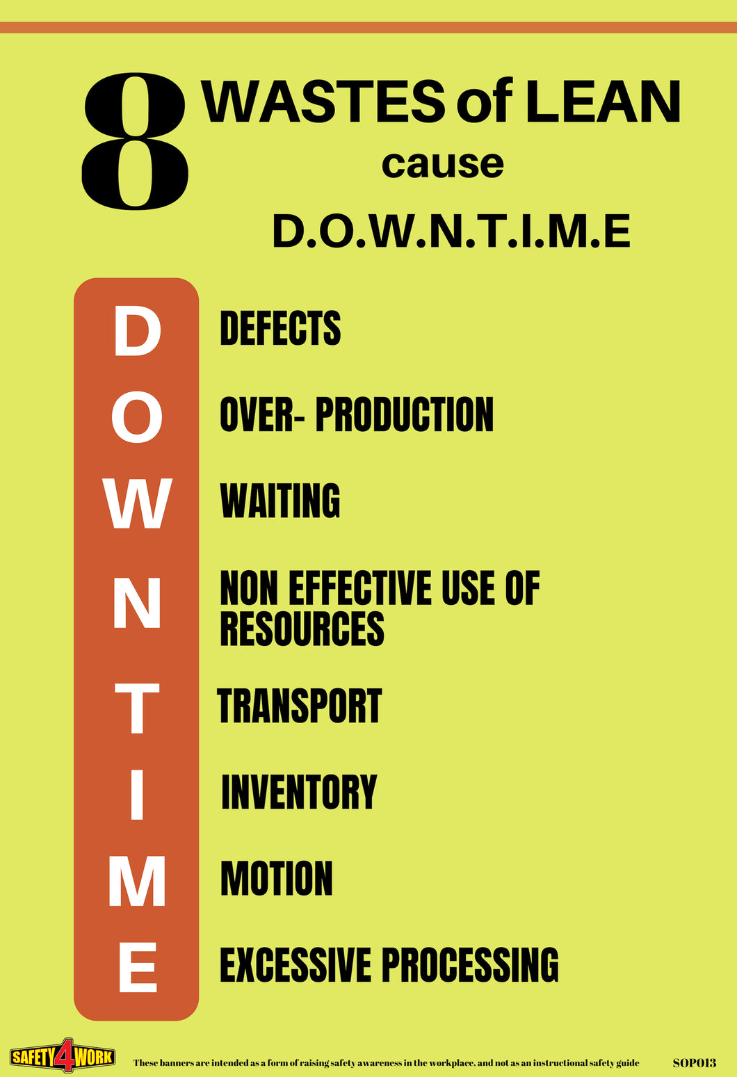 SOP013- SOP Workplace Safety Poster