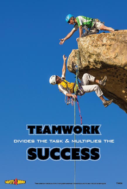 TW006- Teamwork Workplace Safety Poster